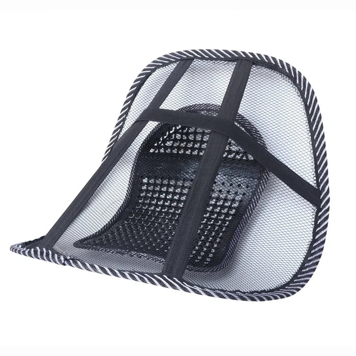 Durable Mesh Lumbar Support Cushion for Car & Office