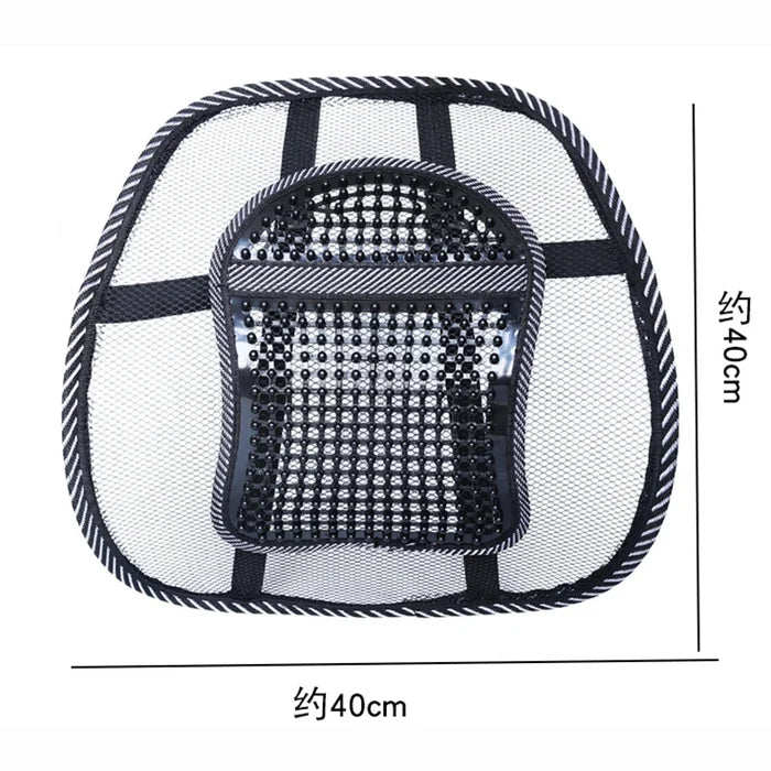 Durable Mesh Lumbar Support Cushion for Car & Office