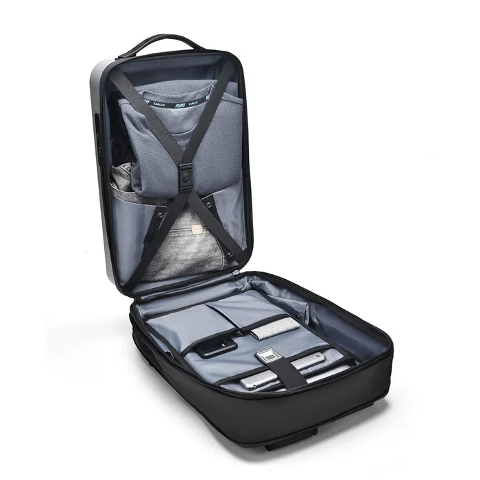 Durable Unisex Laptop Backpack Waterproof Expansion Hard Shell Travel