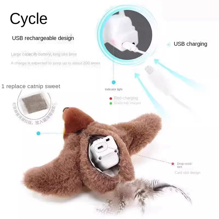 Electric Bird Call Cat Toy