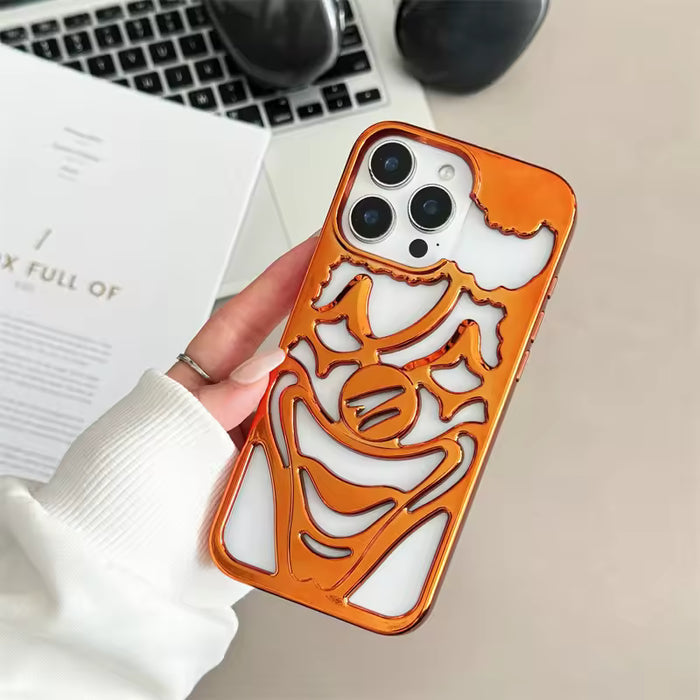 Electroplated Clown Design Phone Case