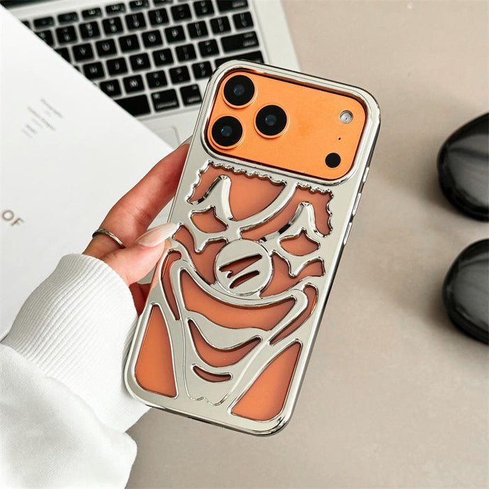 Electroplated Clown Design Phone Case