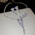 Elegant 925 Silver Butterfly Jewelry Set