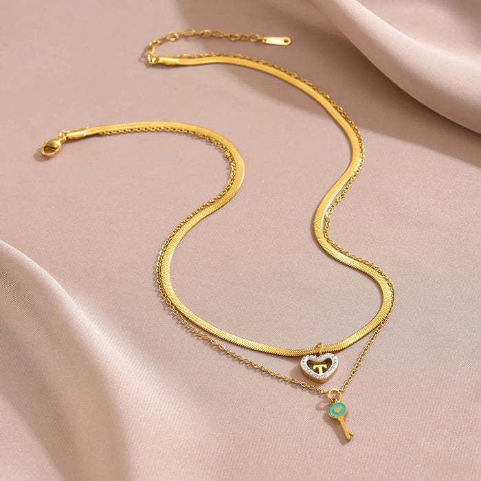 Elegant Cross Border Women's Collarbone Necklace