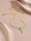 Elegant Cross Border Women's Collarbone Necklace