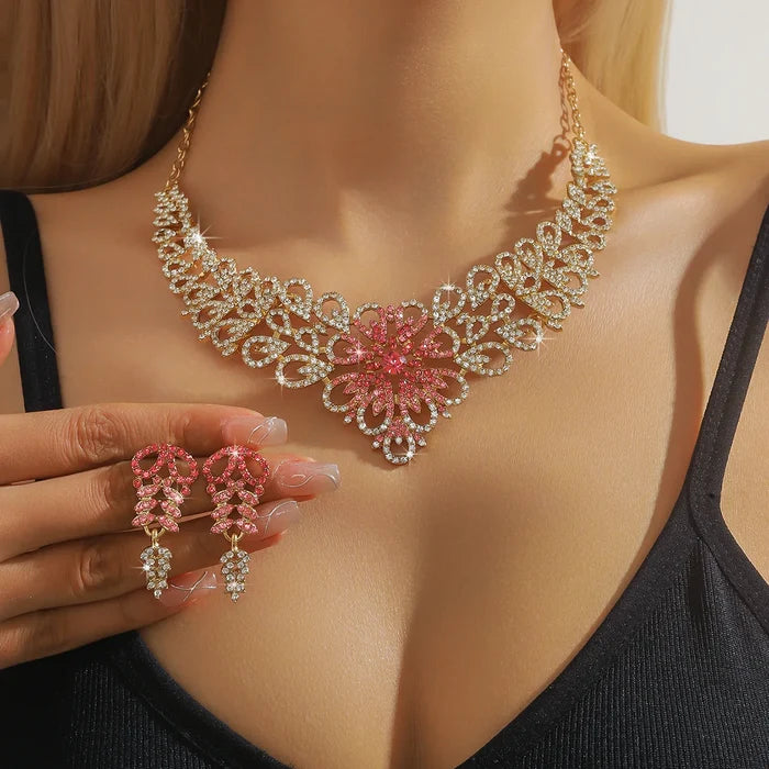 Elegant Diamond Wedding Jewelry Set
