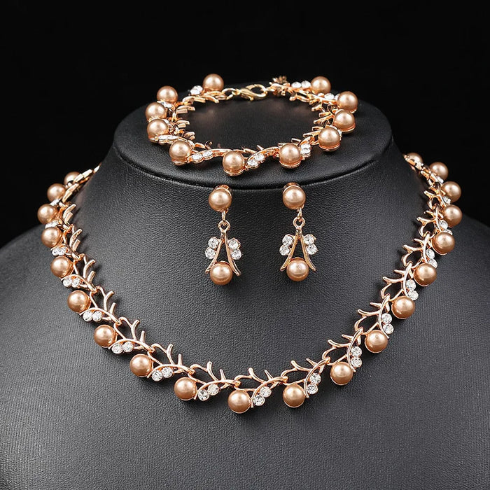 Brown three-piece set