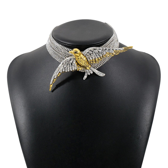 Elegant Multi-Layer Bird Necklace for Special Occasions