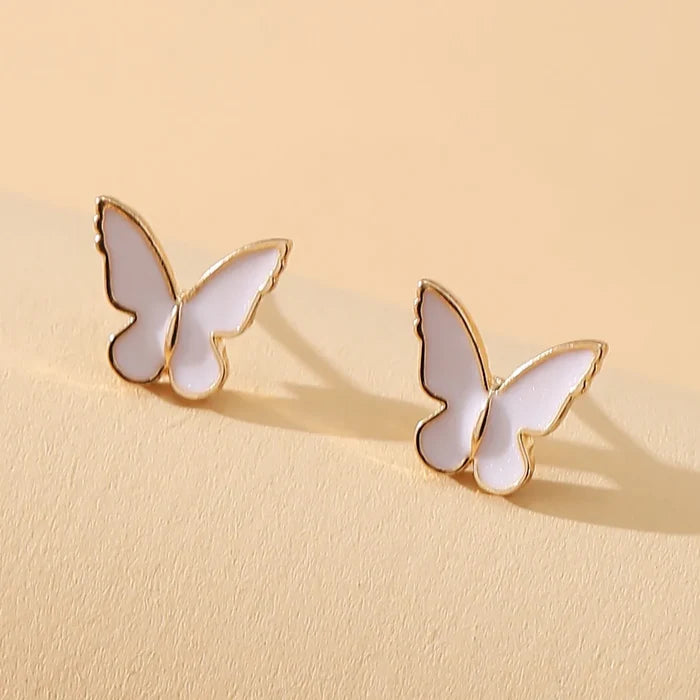 Elegant Oil-Drop Butterfly Jewelry Set