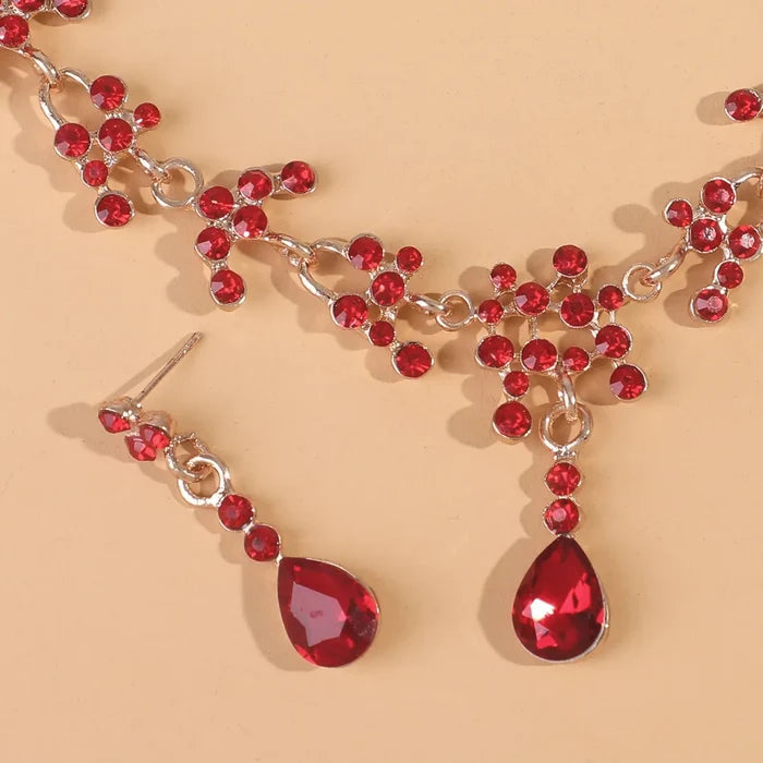 Elegant Rhinestone Wedding Jewelry Set