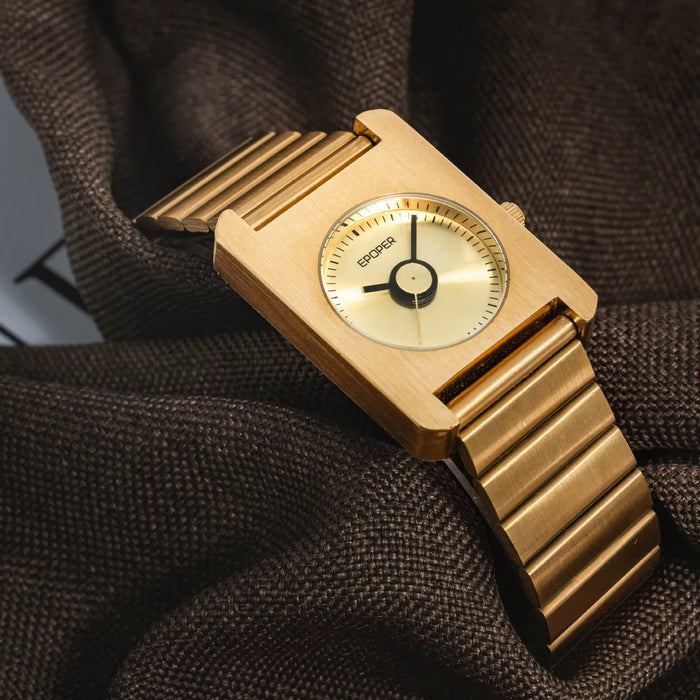 Elegant Square Quartz Watch  Stainless Steel Luxury Wristwatch