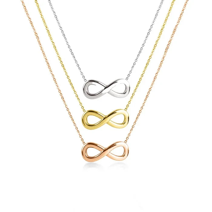 Elegant Stainless Steel Infinity Necklace for All