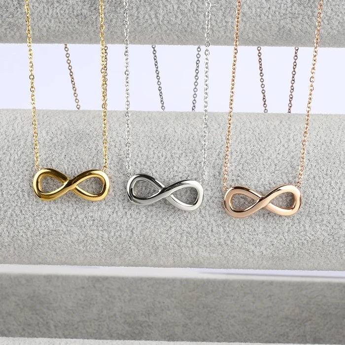 Elegant Stainless Steel Infinity Necklace for All