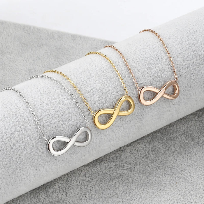 Elegant Stainless Steel Infinity Necklace for All