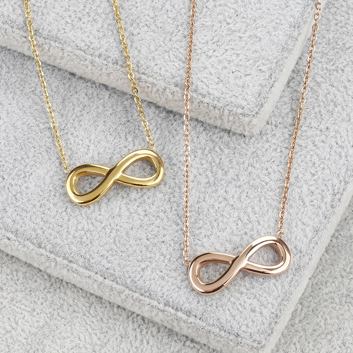 Elegant Stainless Steel Infinity Necklace for All