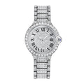 Elegant Women's Luxury Quartz Watch with Crystals