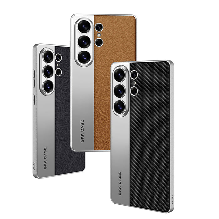 ElitePlated Luxury Leather Case – Ultra-Thin Shockproof Silicone Cover for Samsung Galaxy S Series