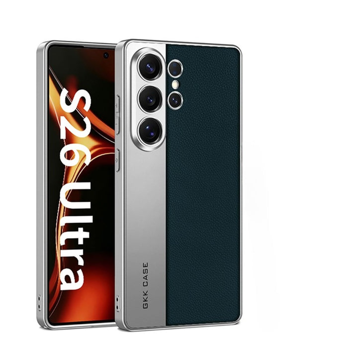 ElitePlated Luxury Leather Case – Ultra-Thin Shockproof Silicone Cover for Samsung Galaxy S Series