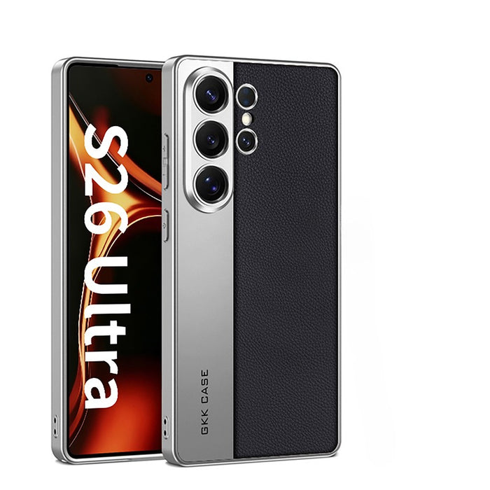ElitePlated Luxury Leather Case – Ultra-Thin Shockproof Silicone Cover for Samsung Galaxy S Series