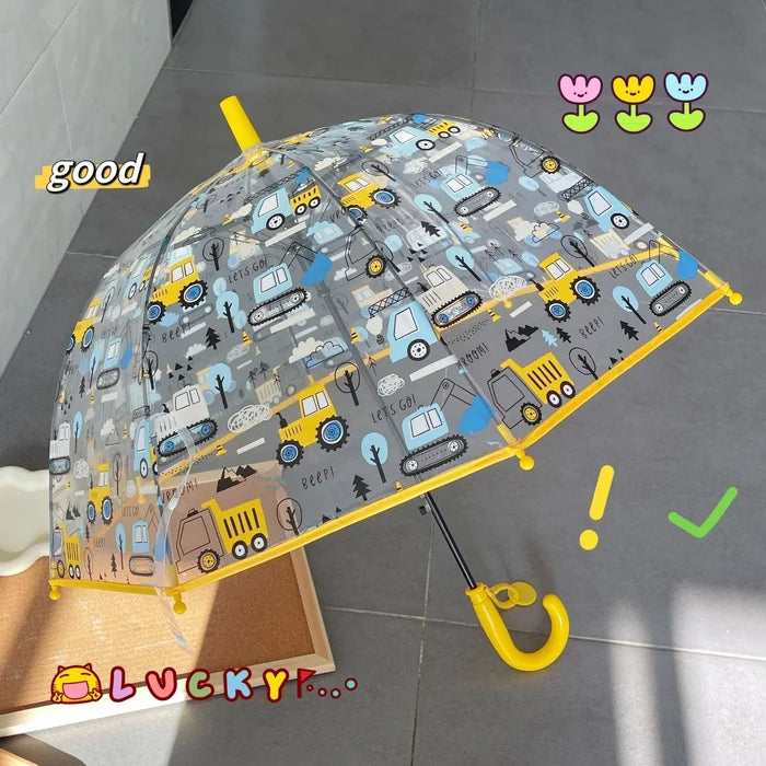 Engineering Vehicle Girls' Kindergarten Primary School Students umbrella