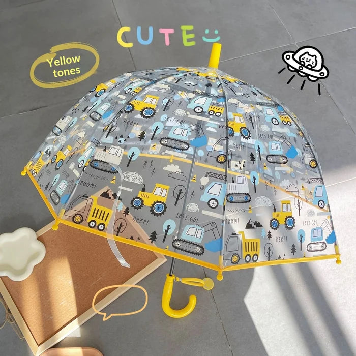 Engineering Vehicle Girls' Kindergarten Primary School Students umbrella