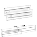 Expandable Transparent Kitchen Drawer Organizers