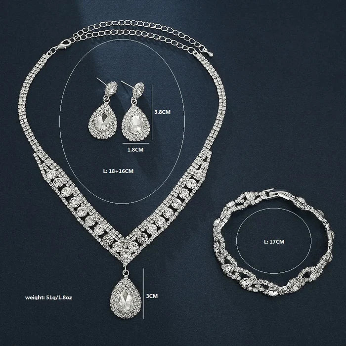 Exquisite Bridal Jewelry Set for Weddings & Anniversaries