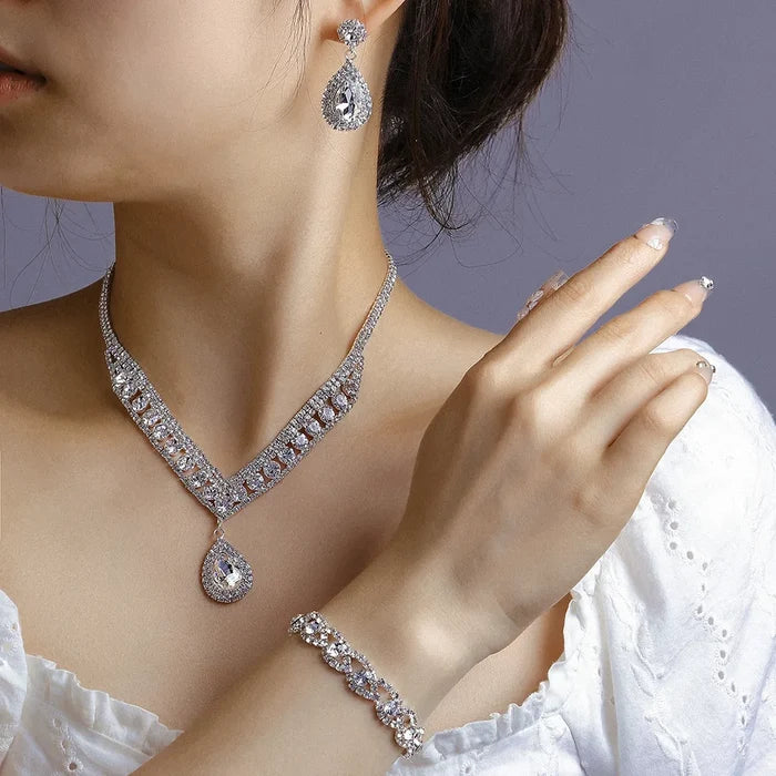 Exquisite Bridal Jewelry Set for Weddings & Anniversaries