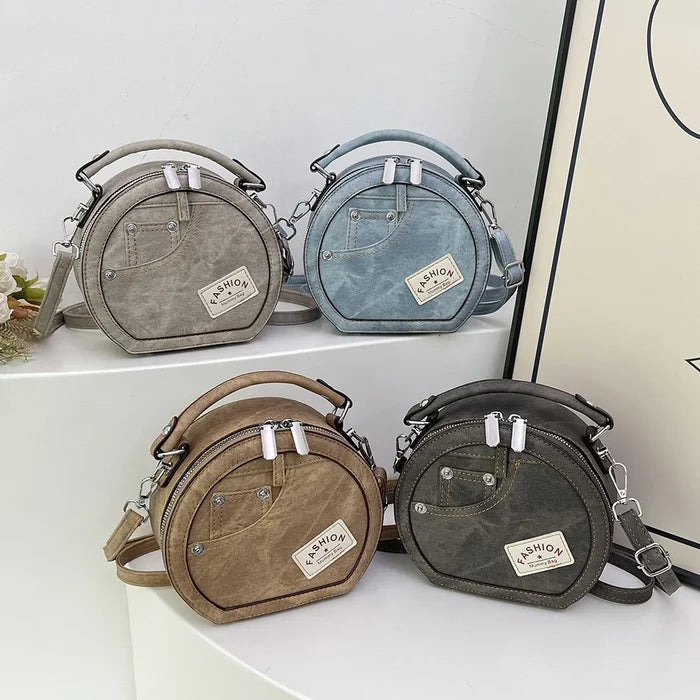 Fashion Design Round Shape Female Small Handbags Cute