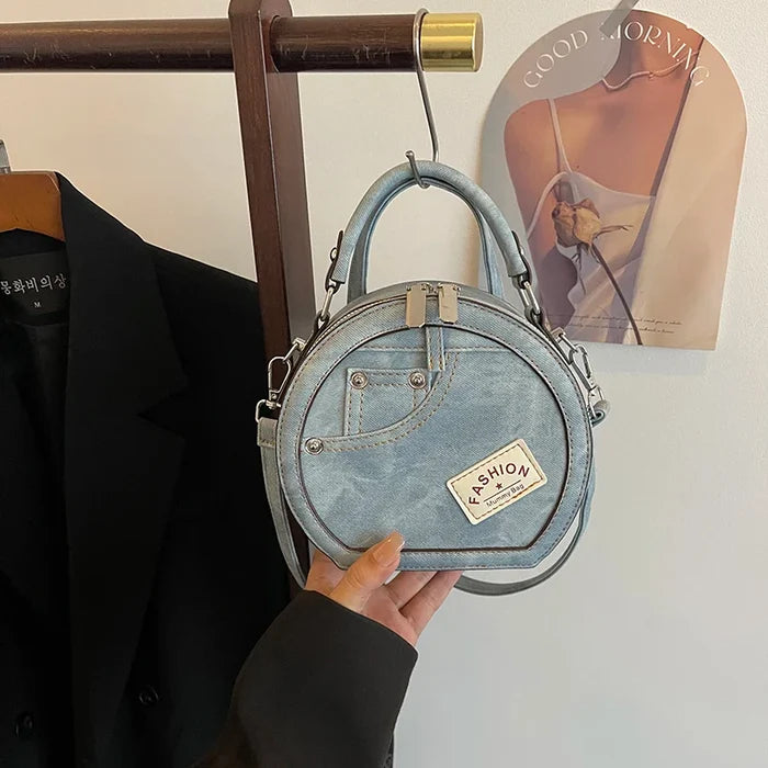 Fashion Design Round Shape Female Small Handbags Cute