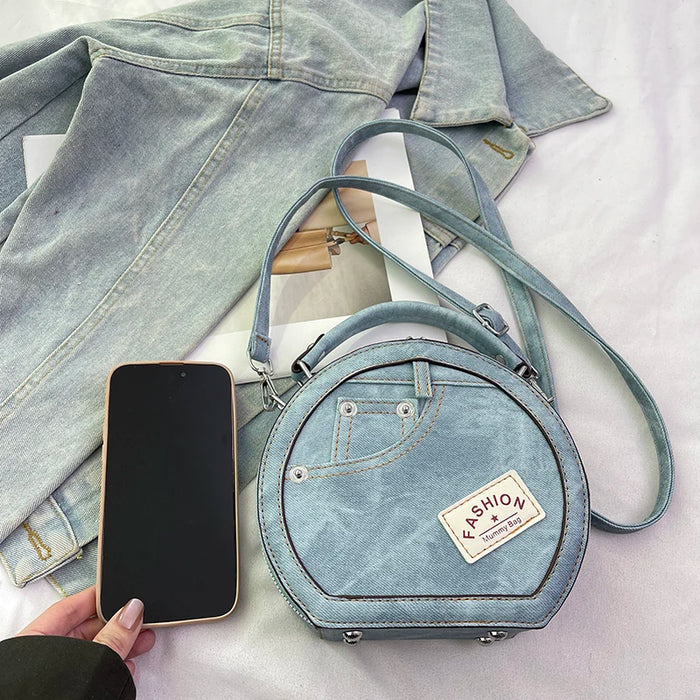 Fashion Design Round Shape Female Small Handbags Cute