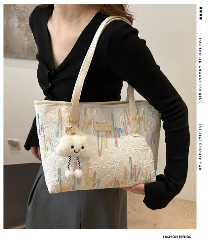 Fashion Ladies Large Capacity Handbags High Quality Shoulder Bags