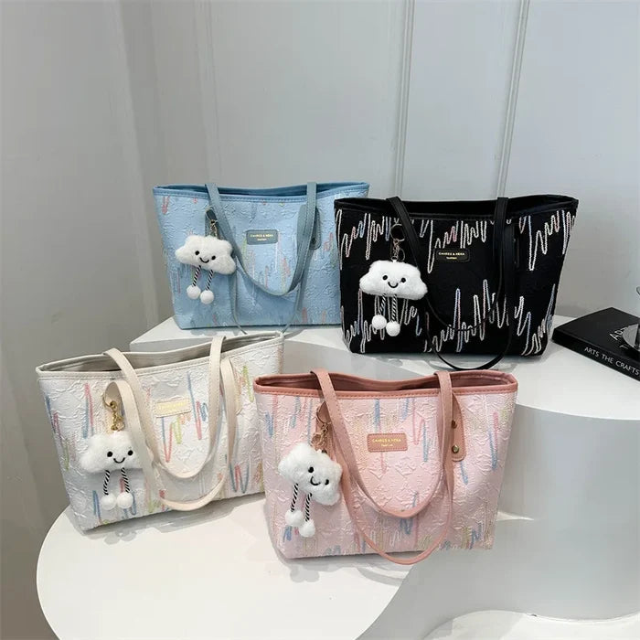 Fashion Ladies Large Capacity Handbags High Quality Shoulder Bags