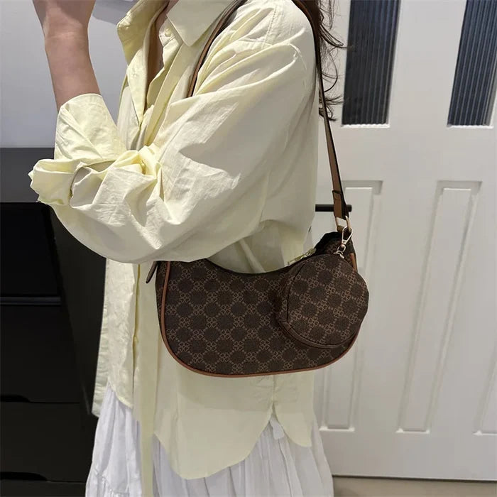 Fashion Luxury Branded Ladies PU Leather Cross Body Tote Bag