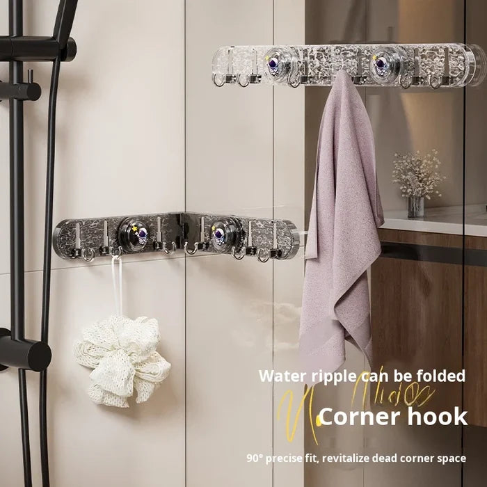 Foldable Astronaut Suction Towel Hook Rack