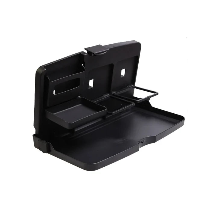 Foldable Car Seatback Tray Table & Storage Holder