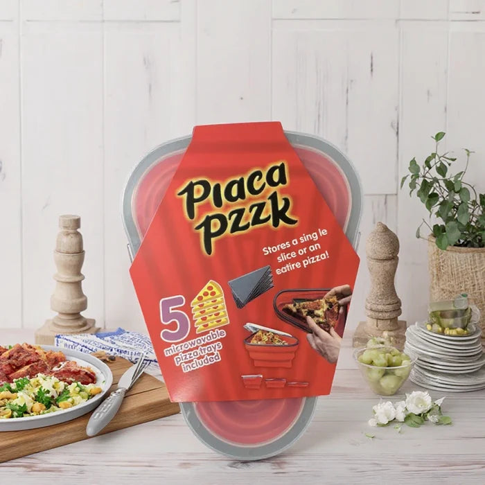 Foldable Silicone Pizza Box - Heatproof & Reusable