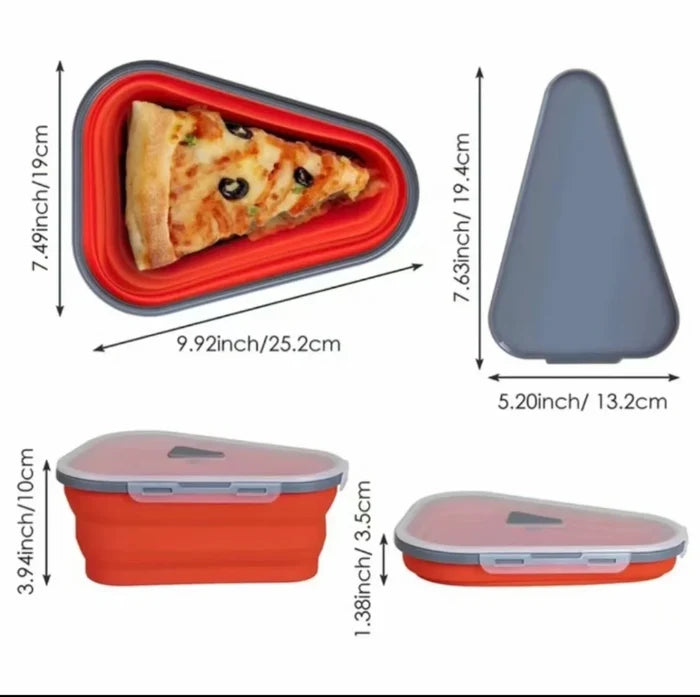 Foldable Silicone Pizza Box - Heatproof & Reusable