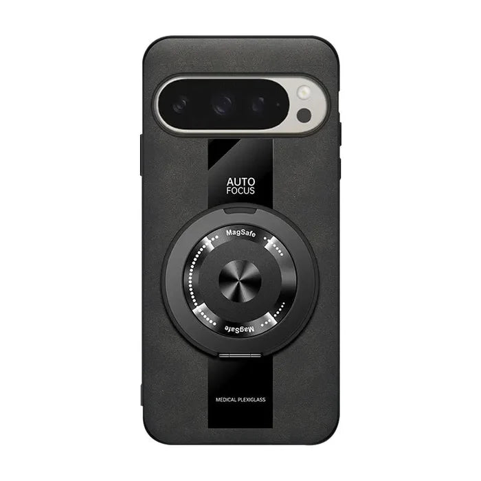 For Google Pixel  Mobile Phone Case PU Leather Rotating Holder