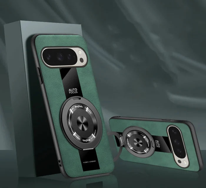 For Google Pixel  Mobile Phone Case PU Leather Rotating Holder