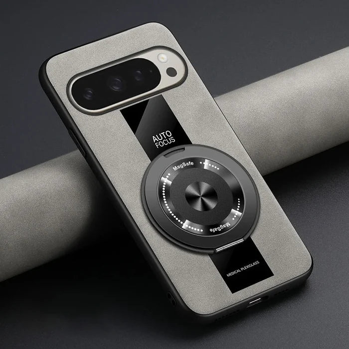 For Google Pixel  Mobile Phone Case PU Leather Rotating Holder