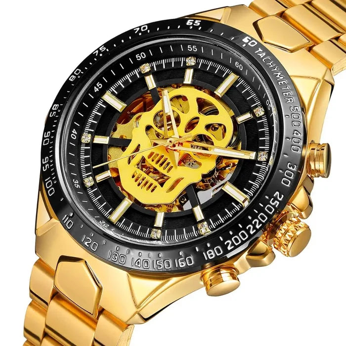 Forsining Luxury Skull Skeleton Automatic Men's Watch