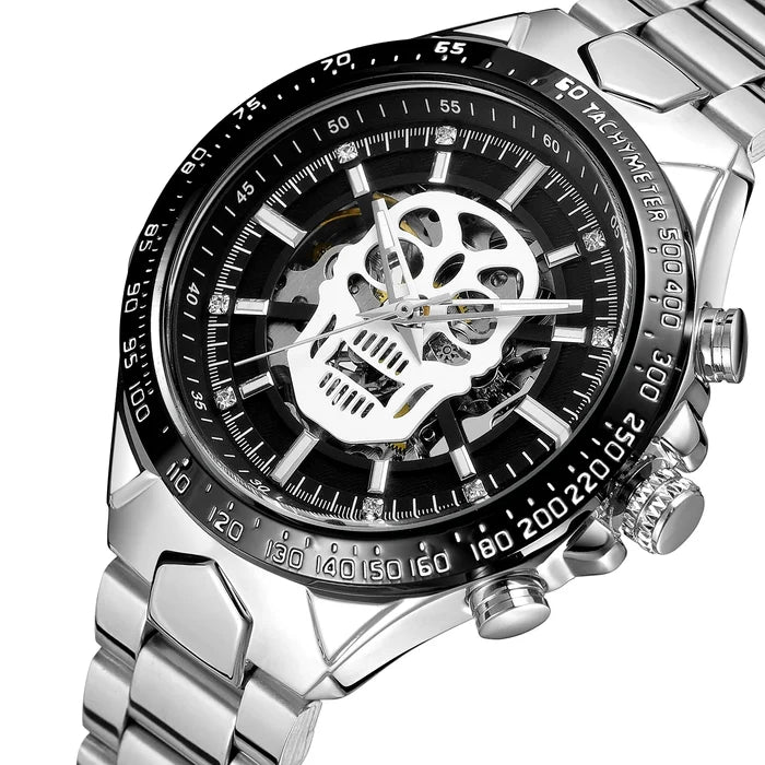 Forsining Luxury Skull Skeleton Automatic Men's Watch