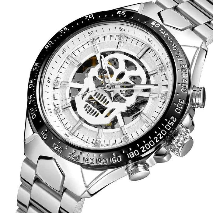 Forsining Luxury Skull Skeleton Automatic Men's Watch