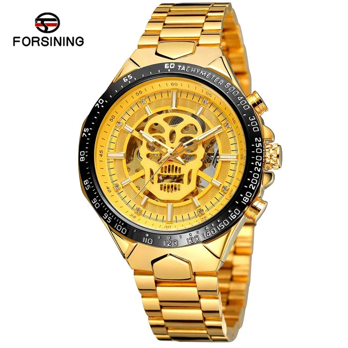 Forsining Luxury Skull Skeleton Automatic Men's Watch