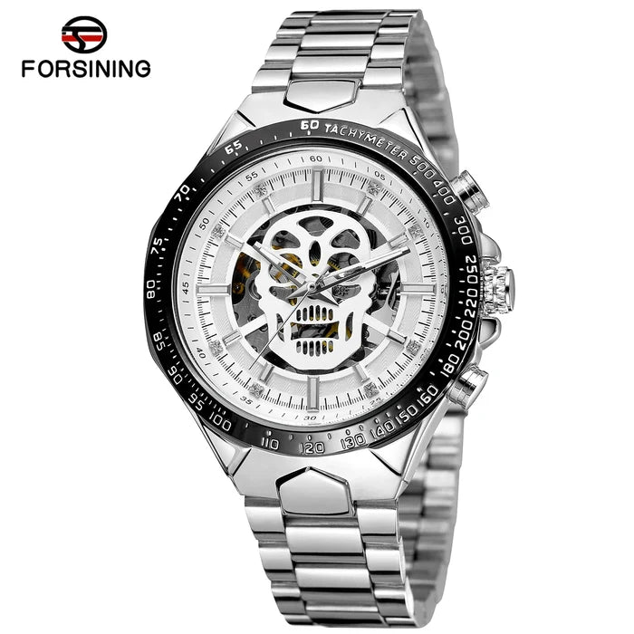 Forsining Luxury Skull Skeleton Automatic Men's Watch