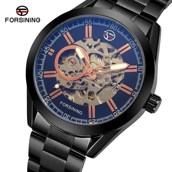 Forsining Skeleton Automatic Luxury Watch for Men