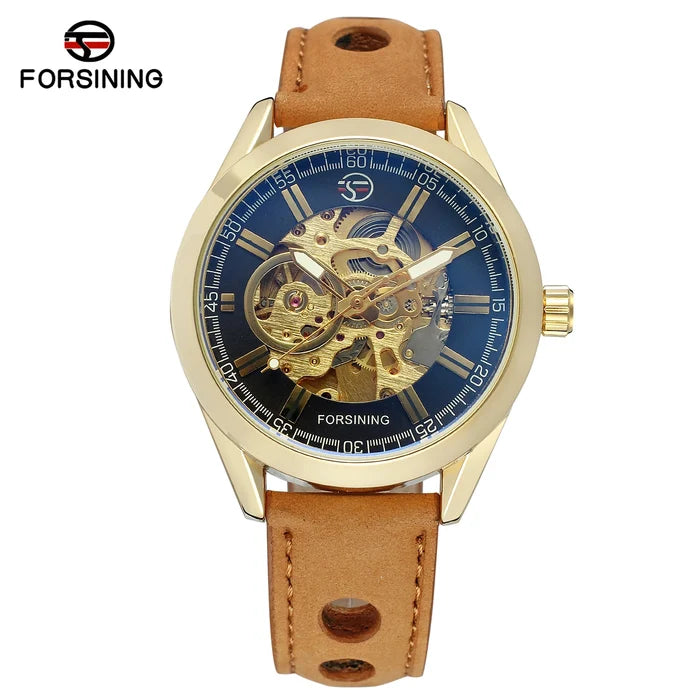 Forsining Skeleton Automatic Luxury Watch for Men