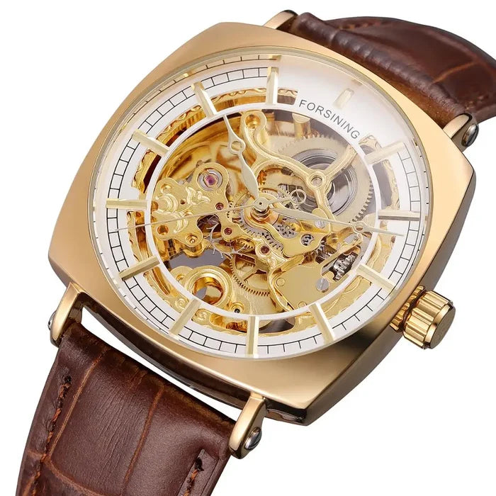 Forsining Skeleton Watch - Water Resistant & Fashionable