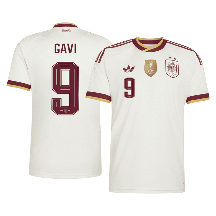 GAVI #9 Spain Away Soccer Jersey World Cup 2026